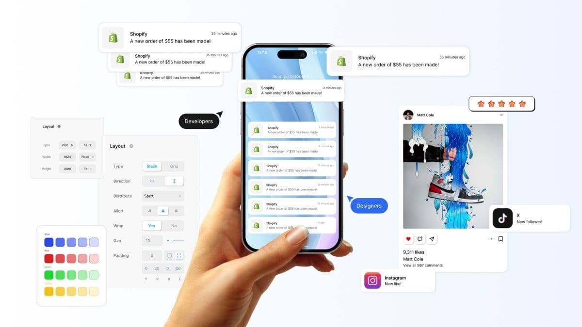 Landing page preview