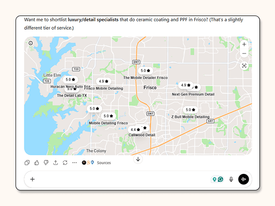 Local business citations optimized for ChatGPT and AI search platforms